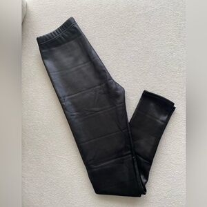 Black Faux Leather Leggings